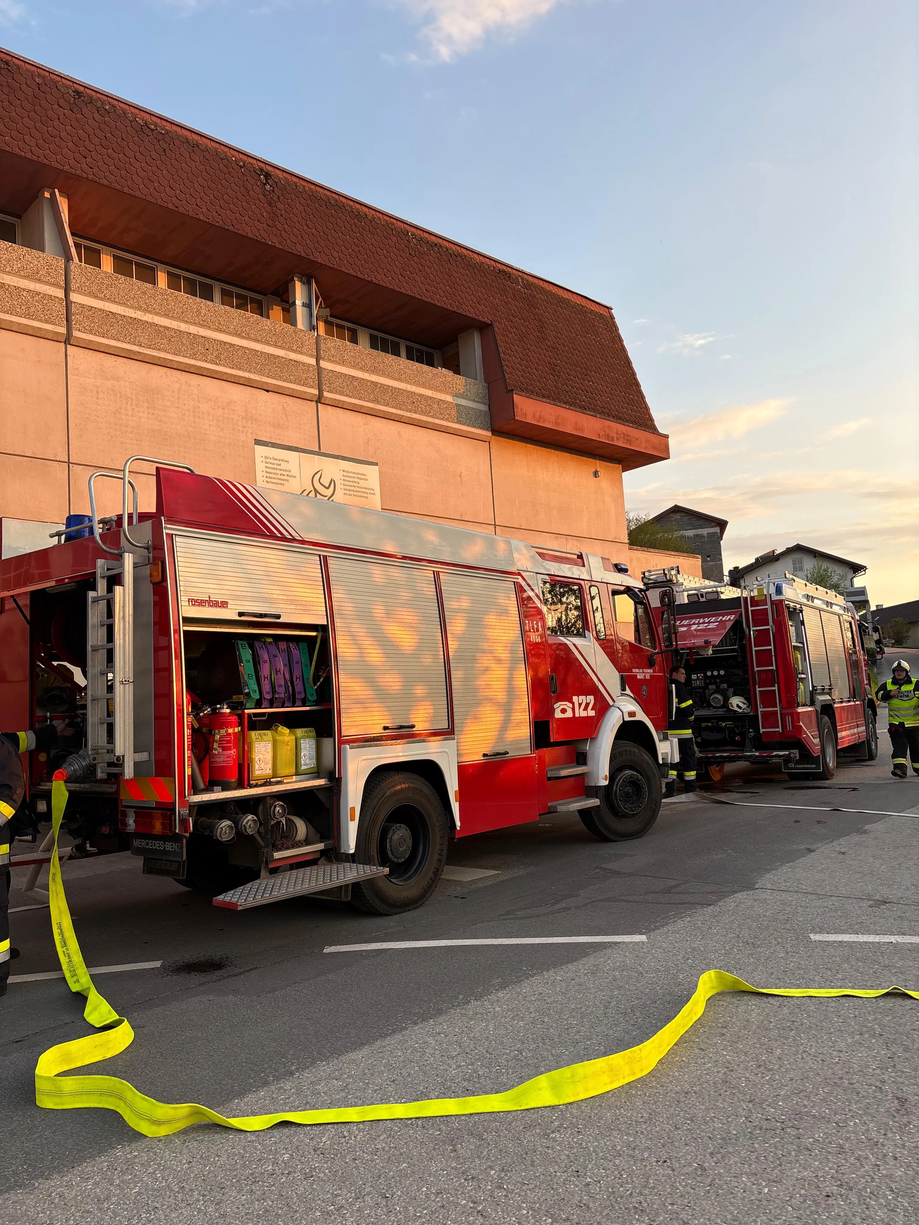 Brand im Wohngebäude - Gesamtübung