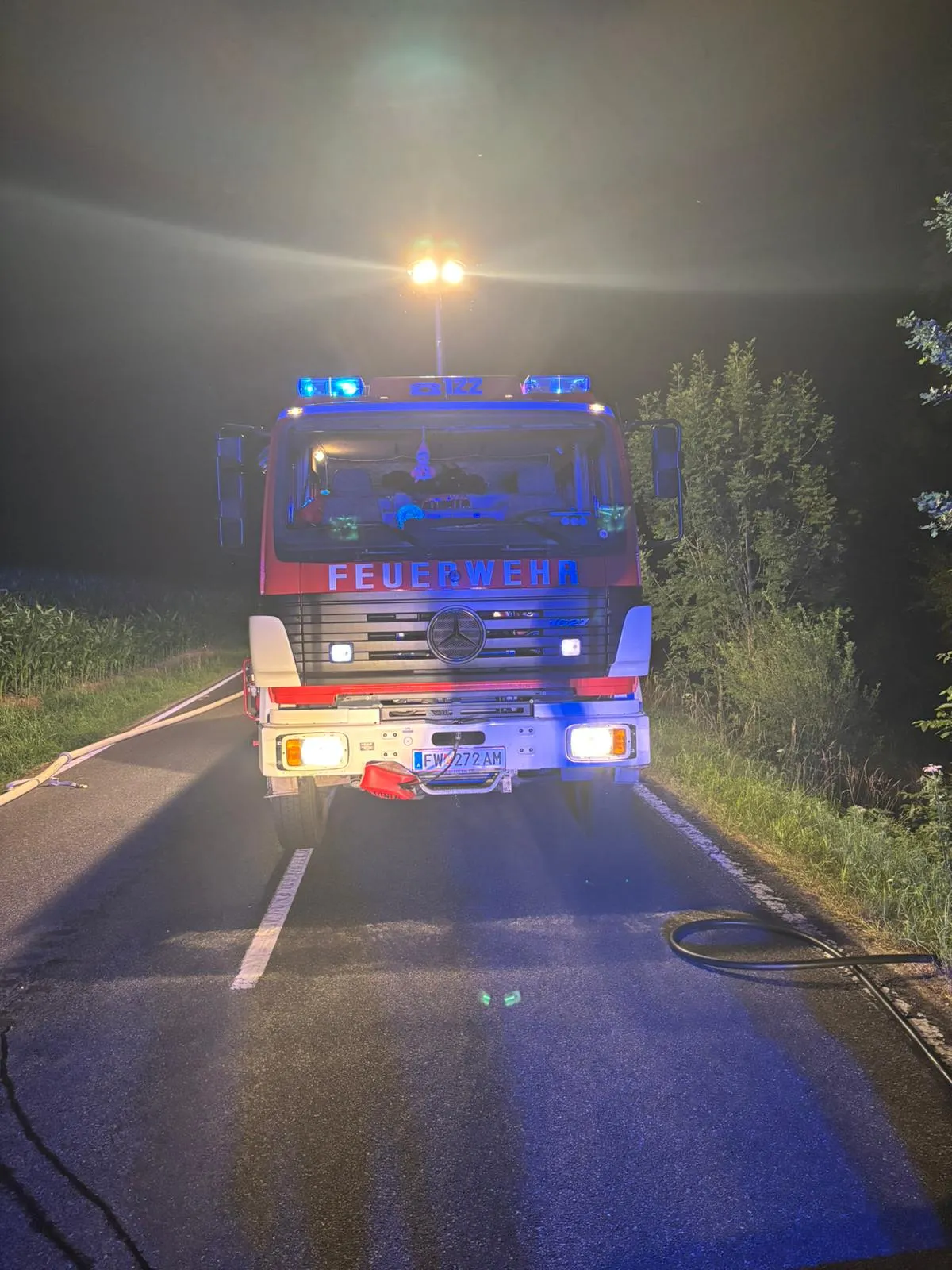 B2 - Brand im Freien Bild 3